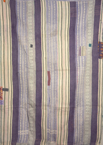 Moonlit Kantha Handmade Indian Vintage Kantha