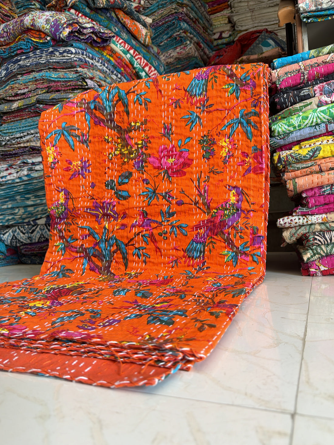 Christmas Gift Idea – Boho Printed Quilt Blanket