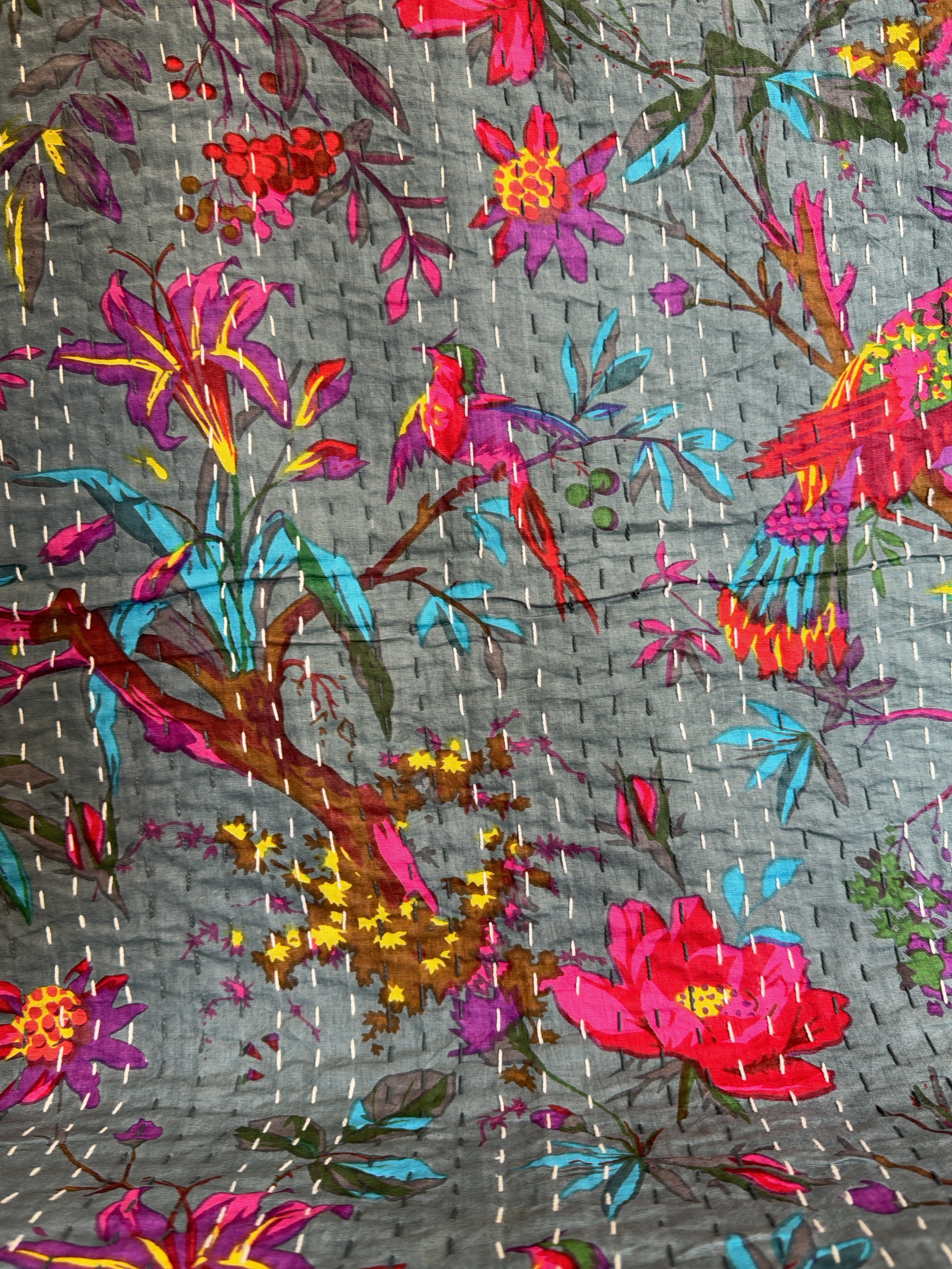 Holiday Ready – Reversible Kantha Printed Throw