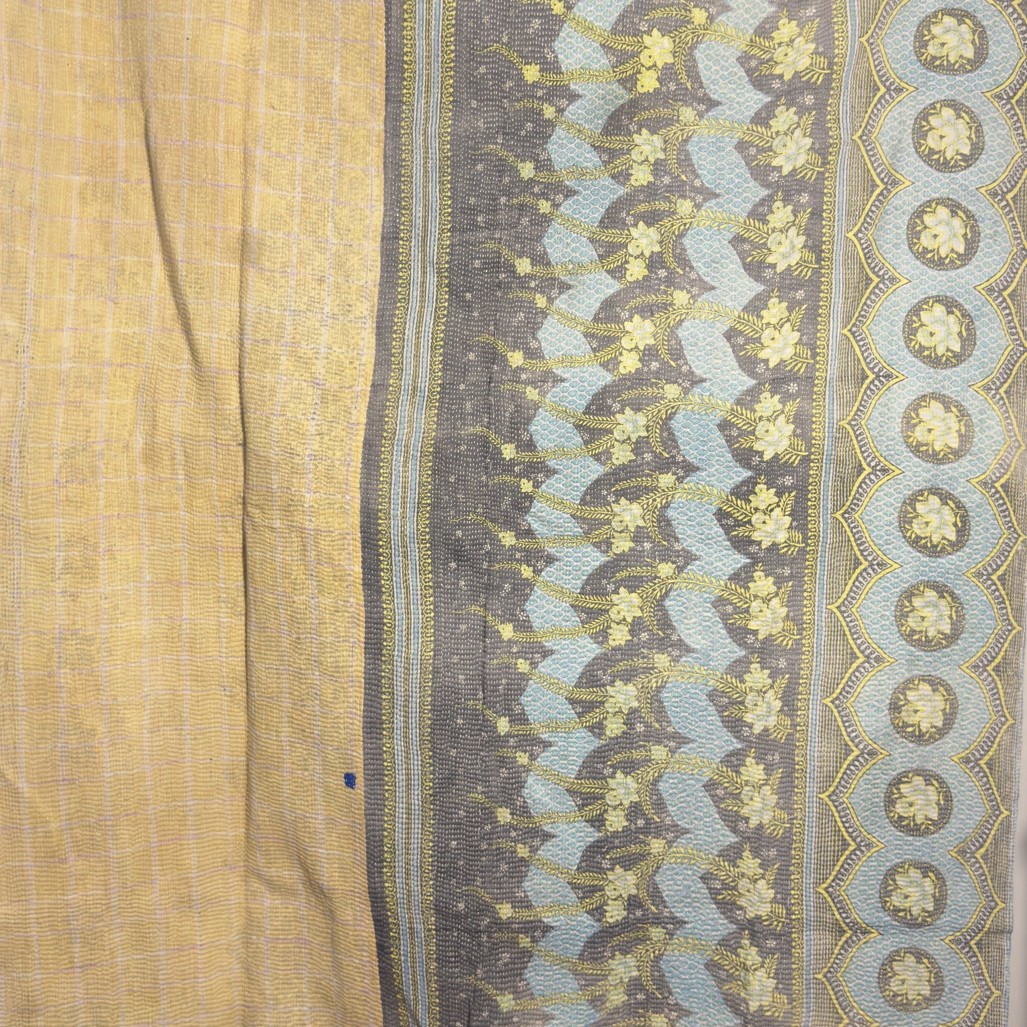 Exclusive Indian Artisan Handmade Vintage Kantha Essence of Embroidery