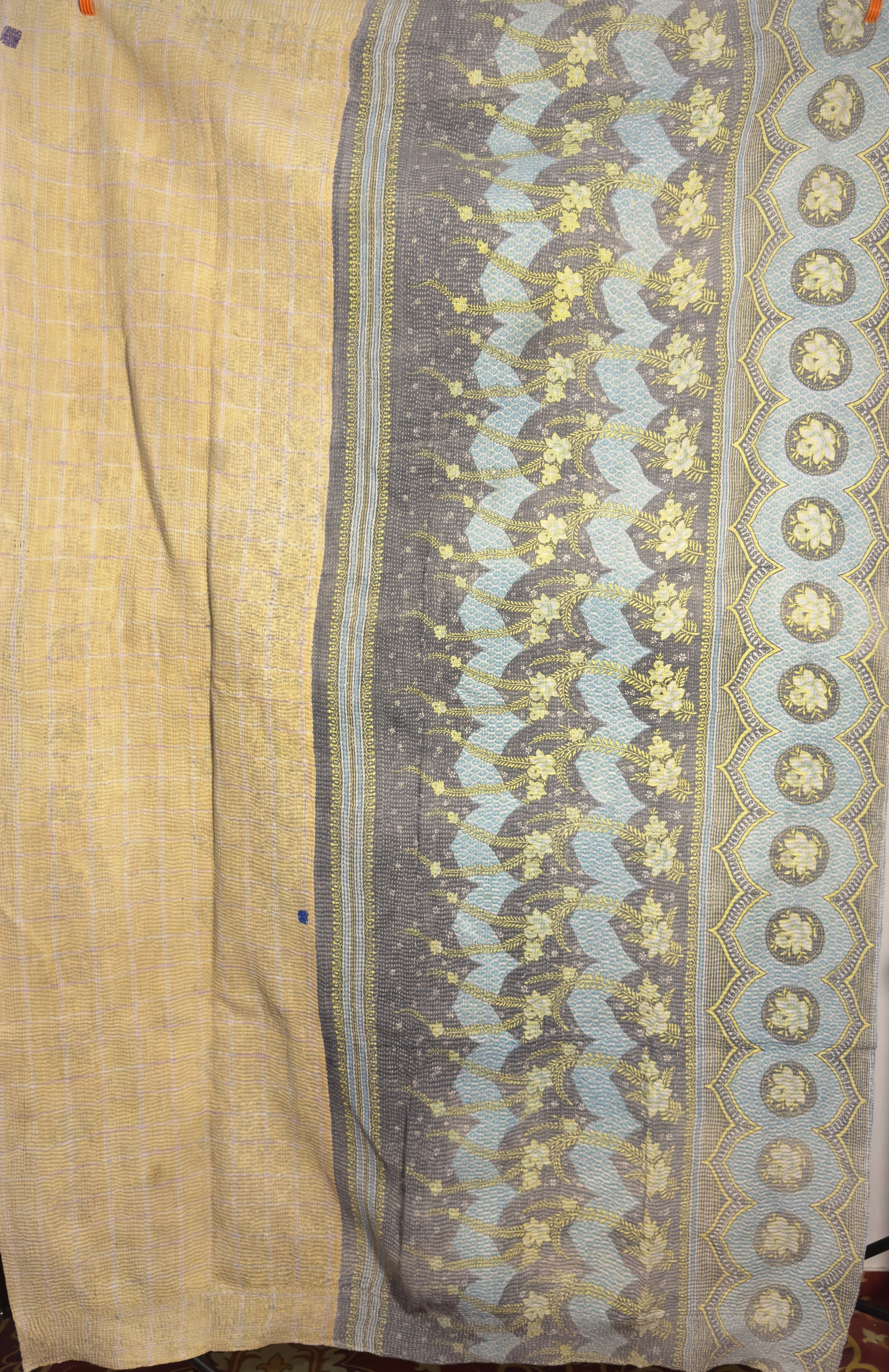 Exclusive Indian Artisan Handmade Vintage Kantha Essence of Embroidery