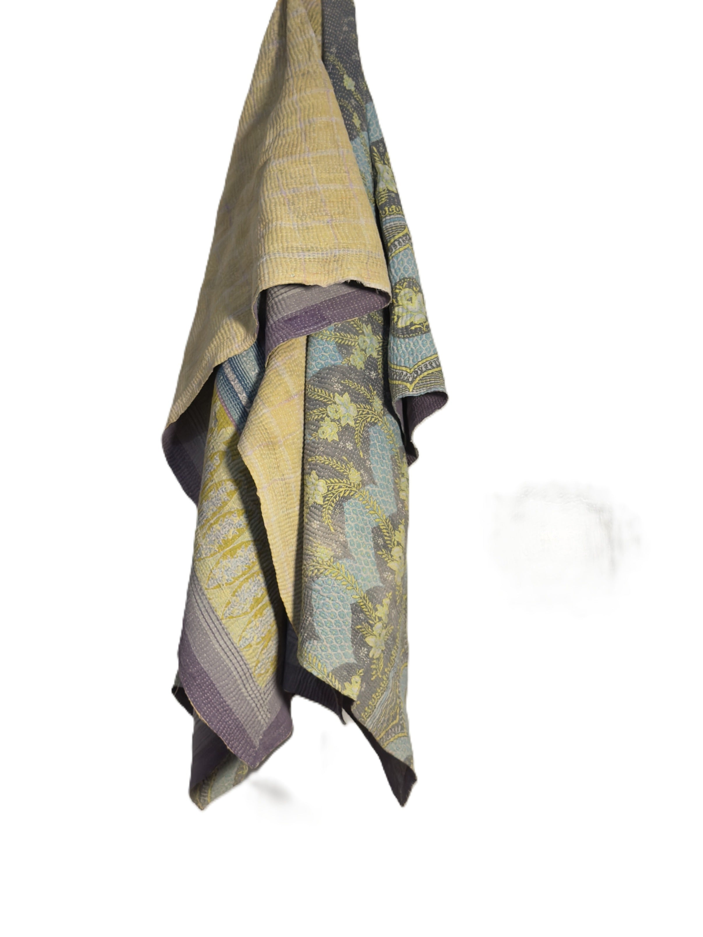 Exclusive Indian Artisan Handmade Vintage Kantha Essence of Embroidery