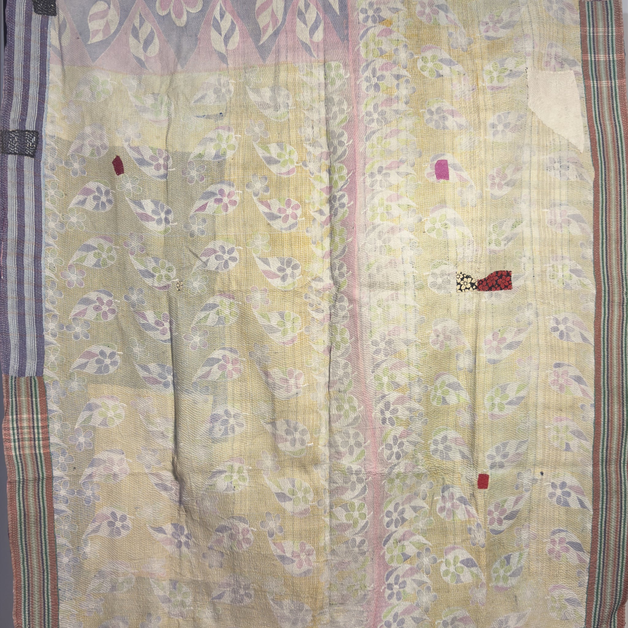 Exclusive Indian Artisan Handmade Vintage Kantha Woven Whispers