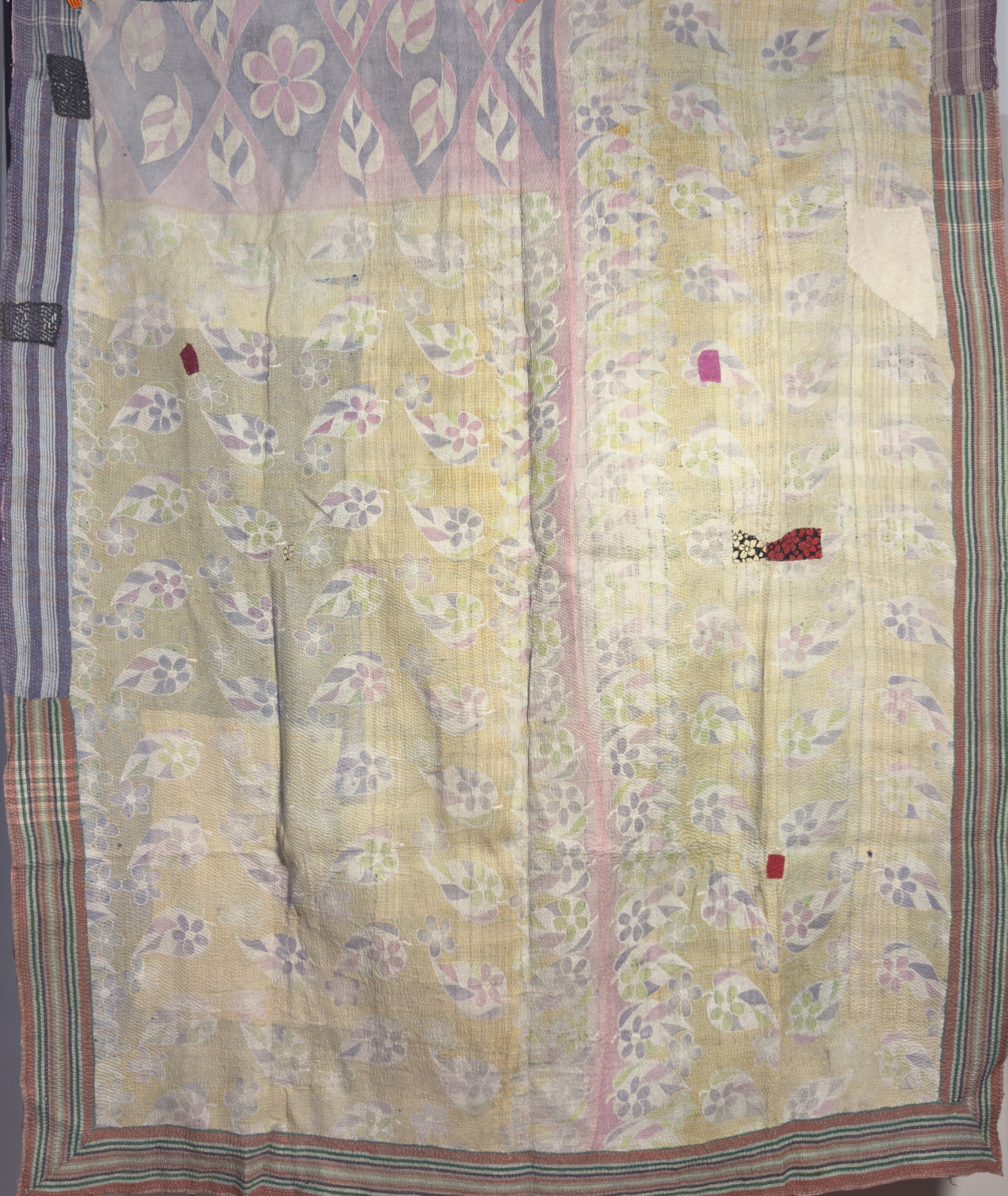 Exclusive Indian Artisan Handmade Vintage Kantha Woven Whispers