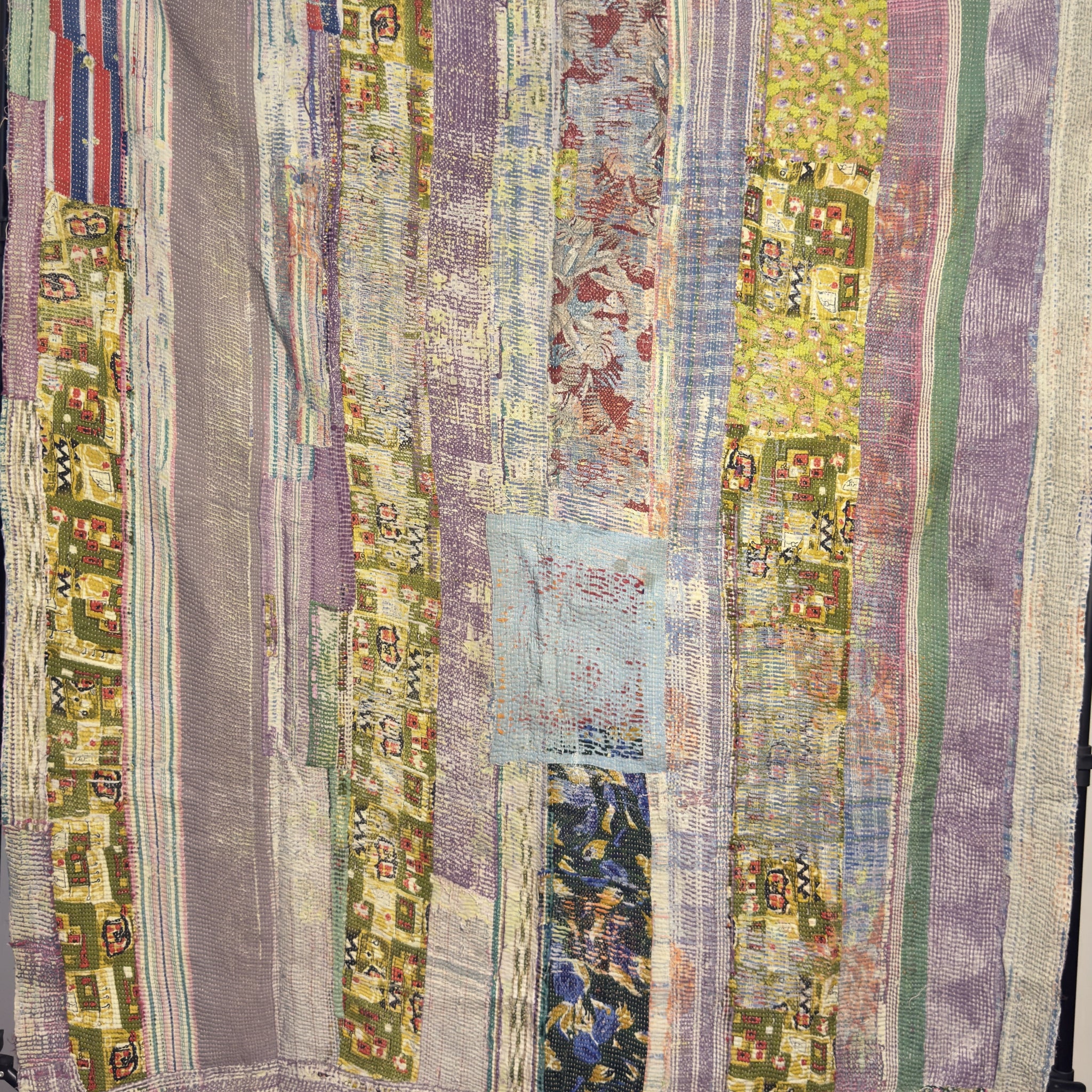 Exclusive Indian Artisan Handmade Vintage Kantha Minimal Motif