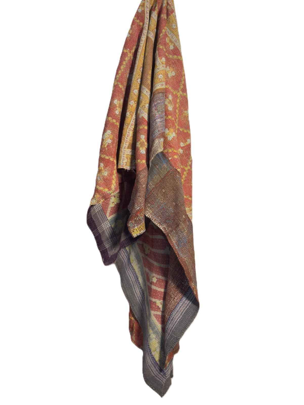 Exclusive Indian Artisan Handmade Vintage Kantha Line by Line