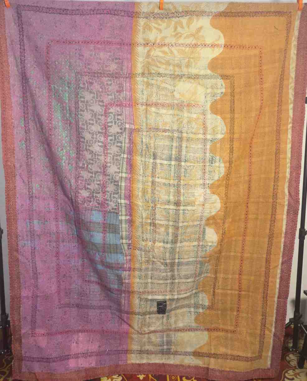 Exclusive Indian Artisan Handmade Vintage Kantha The Subtle Stitch