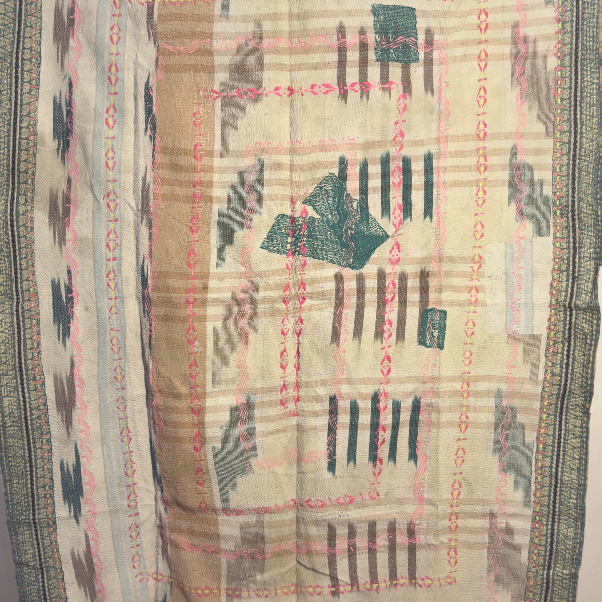 Soul of Shantiniketan Handmade Indian Vintage Kantha