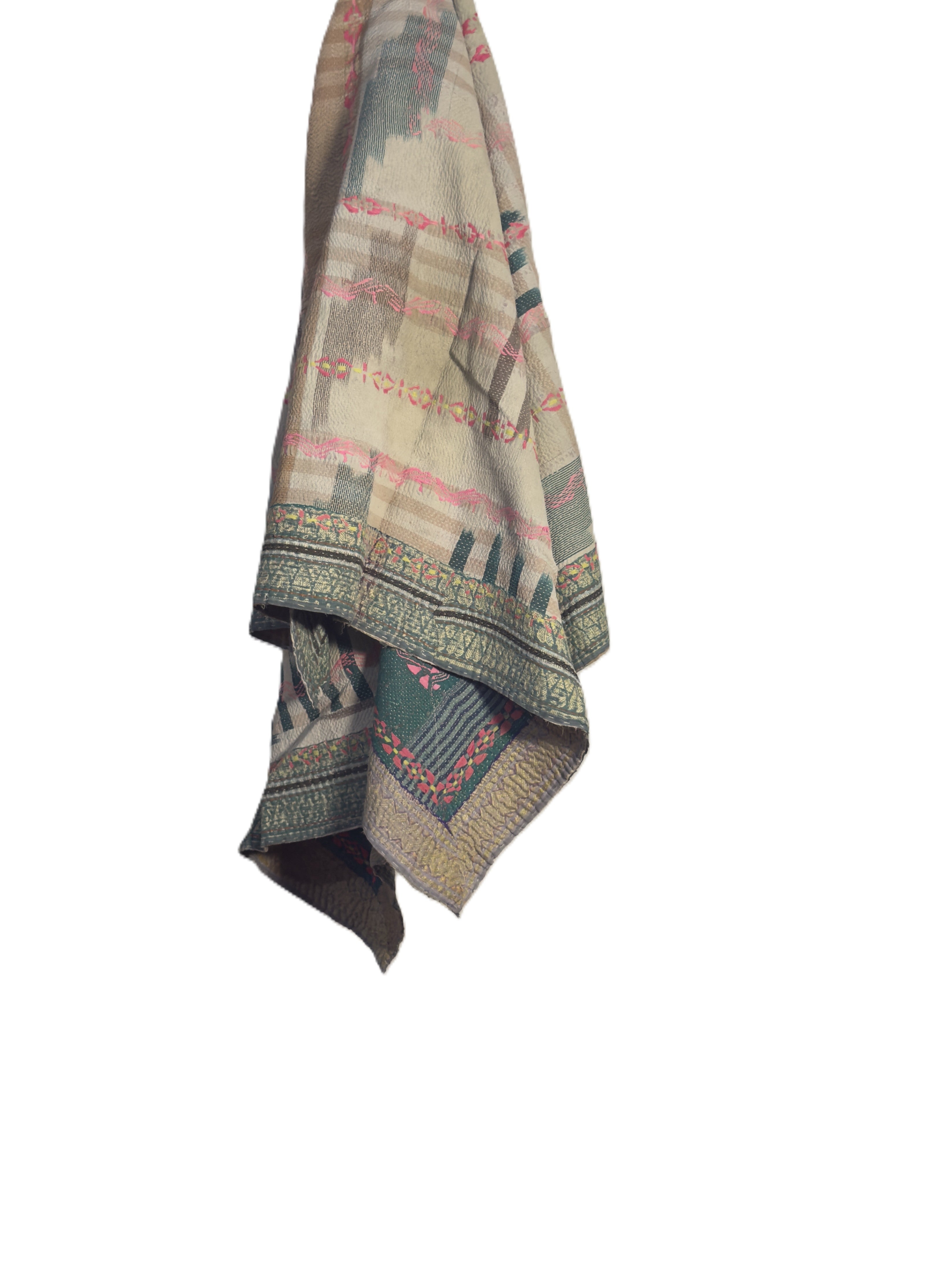Soul of Shantiniketan Handmade Indian Vintage Kantha