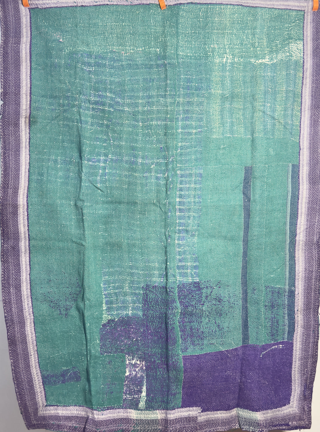 Pastel Patchwork  Handmade Indian Vintage Kantha