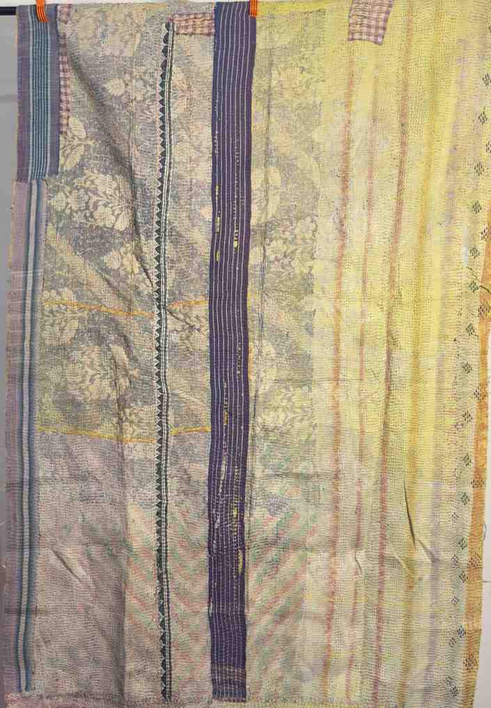 Exclusive Indian Artisan Handmade Vintage Kantha Summer Breeze Kantha