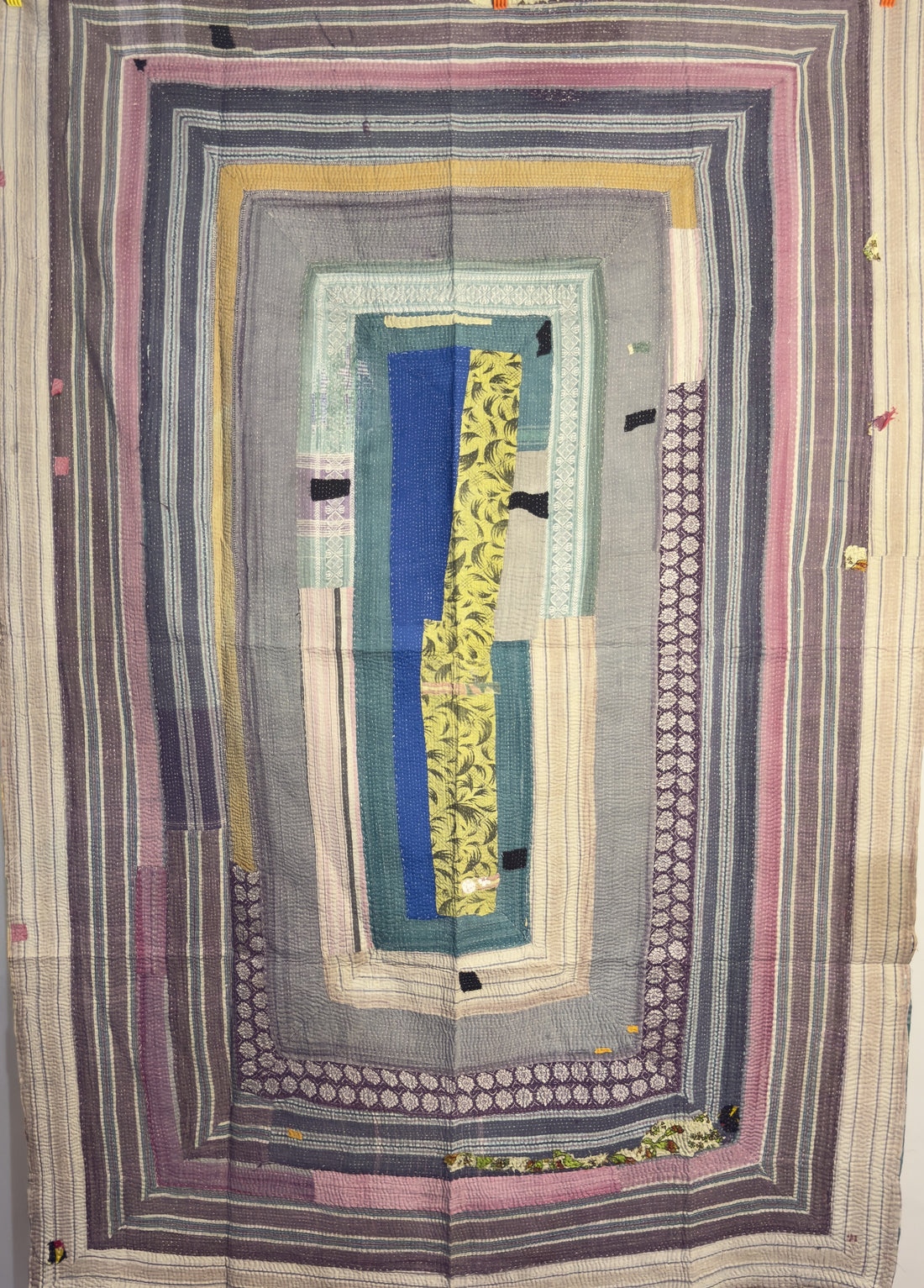 Wildflower Wrap  Handmade Indian Vintage Kantha