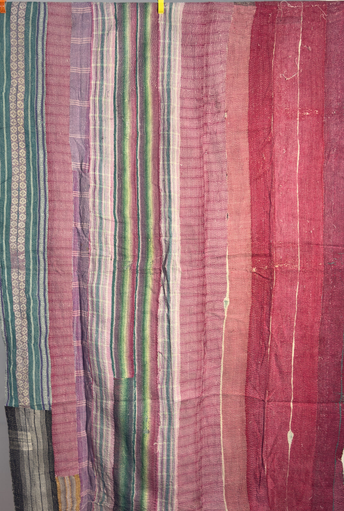 Birds & Borders Handmade Indian Vintage Kantha