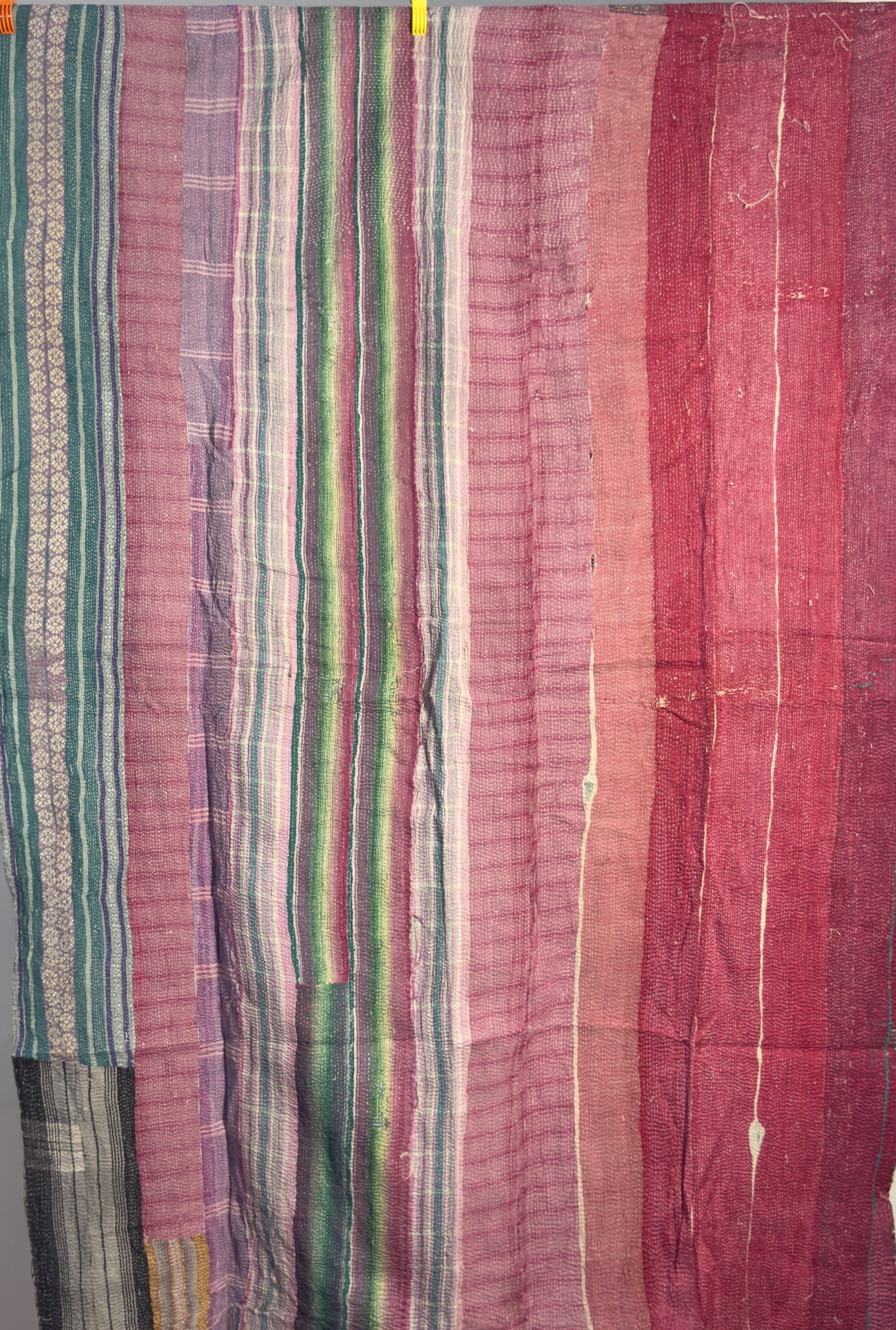 Birds & Borders Handmade Indian Vintage Kantha