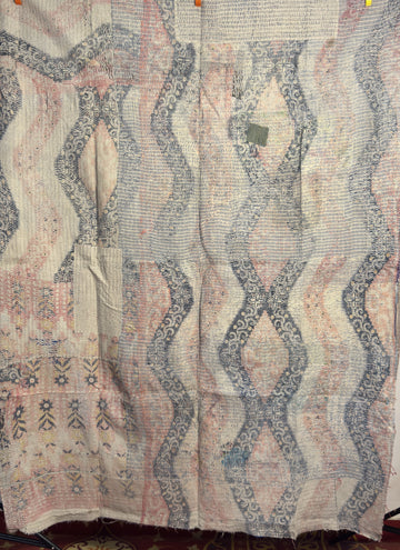 Masterpiece in Thread Handmade Indian Vintage Kantha