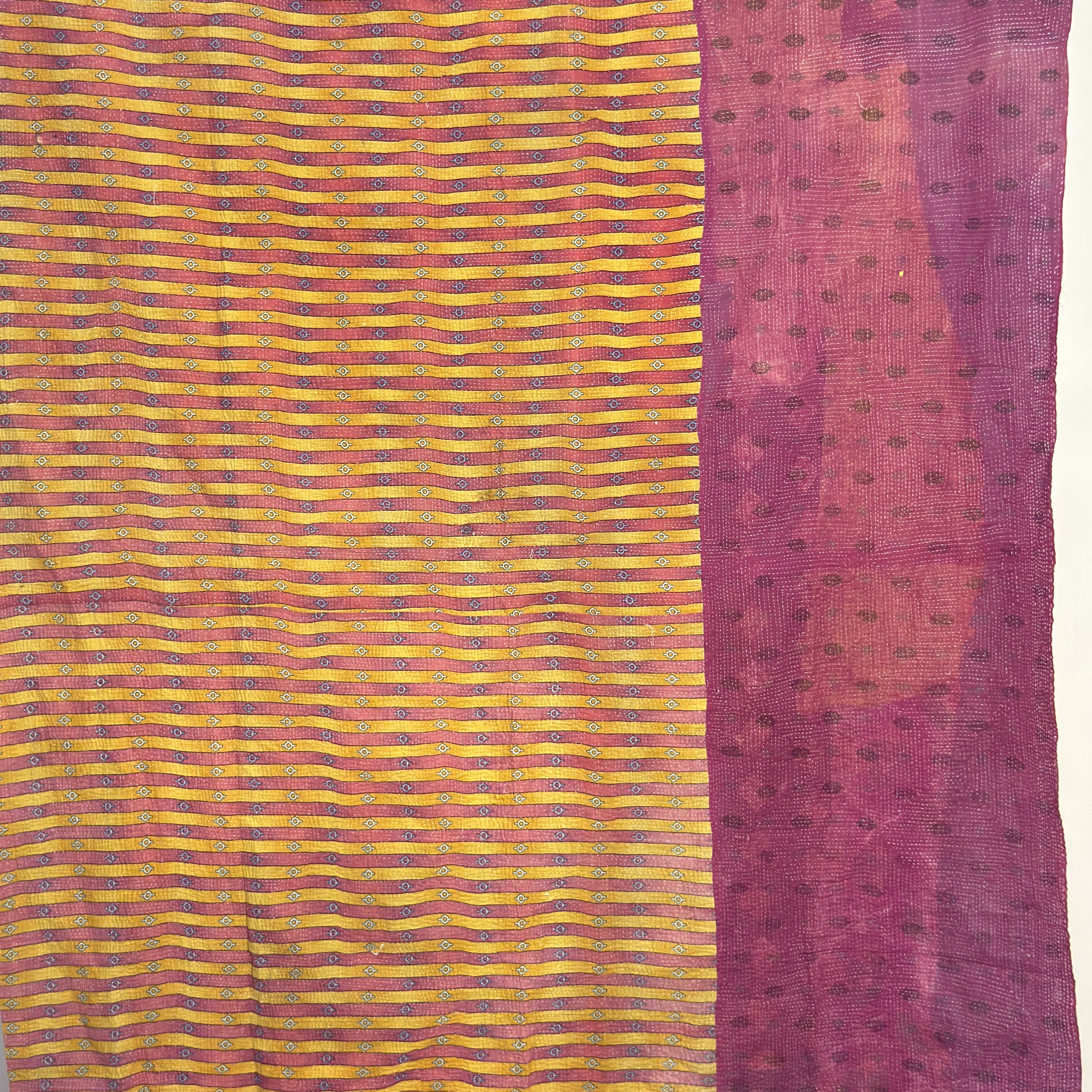 Preminum Indian Vintage Kantha Retro Revival