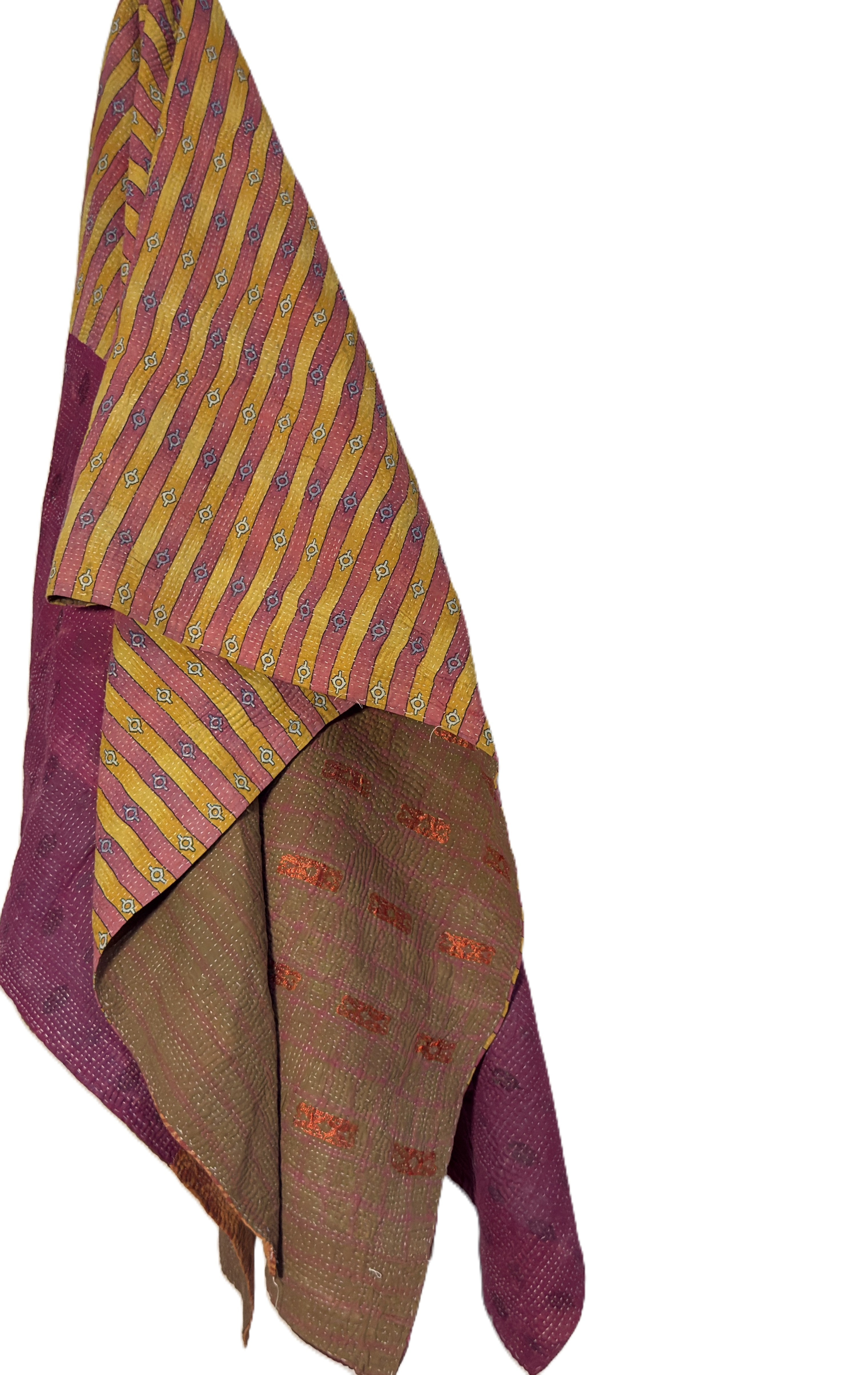 Preminum Indian Vintage Kantha Retro Revival